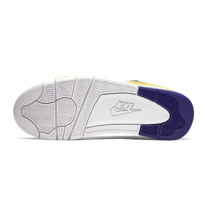 Кроссовки Nike Flight Legacy Lakers White/University Gold/Regency Purple