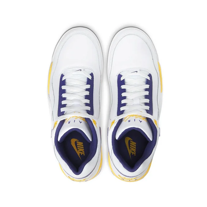 Кроссовки Nike Flight Legacy Lakers White/University Gold/Regency Purple