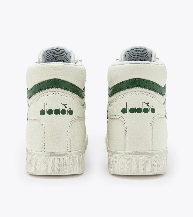 Кроссовки Diadora Game L High Waxed White / Fogliage Green