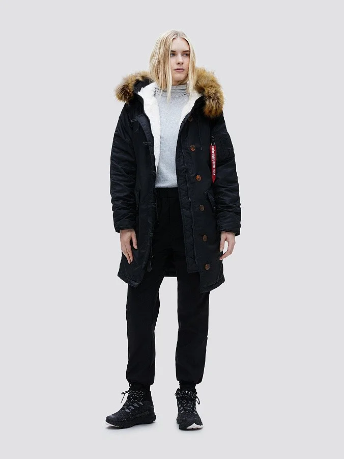 Женская куртка парка Alpha Industries Elyse Black