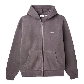 Толстовка Obey Lowercase Pigment Zip Hood