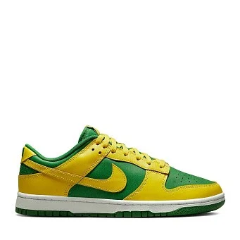 Кроссовки Nike Dunk Low Reverse Brazil Apple Green/Yellow Strike White