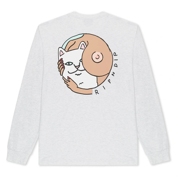 Лонгслив RIPNDIP Must Be Nice Long Sleeve Ash Heather