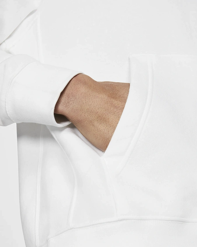 Толстовка Nike Sportswear Club Fleece White/White/Black