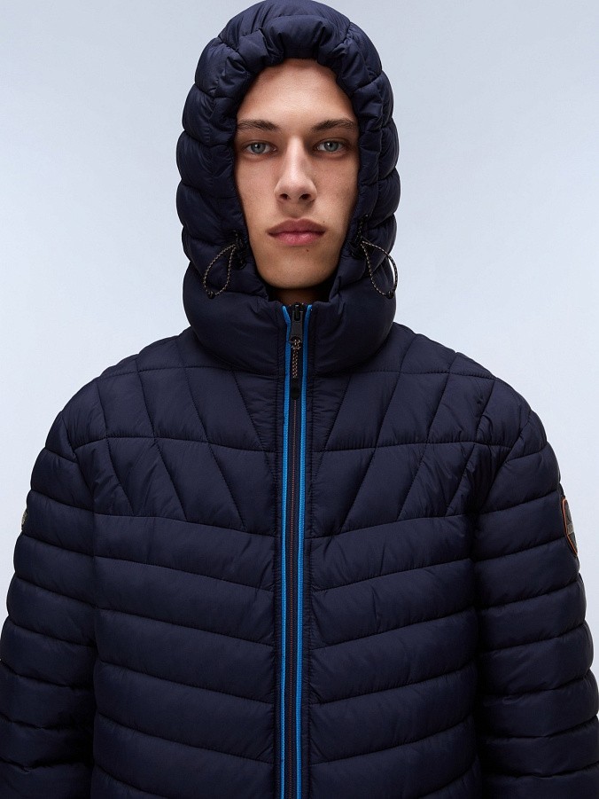 Куртка Napapijri A-Lapaz Hoodie Blu Marine